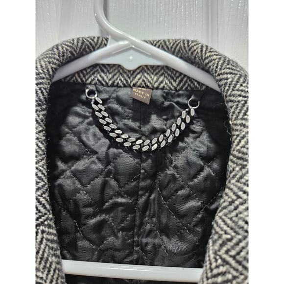 Burberry Men's Black Wool Tweed Suit Blazer Suit Jacket Size 52 - Picture 2 of 10